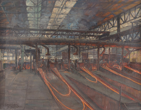 Inside the ironwork