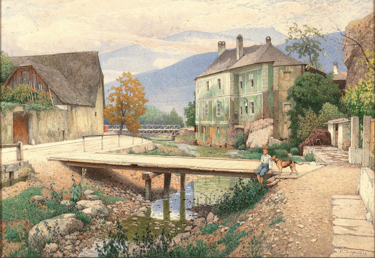 Spitzer Graben in Wachau valley 1911