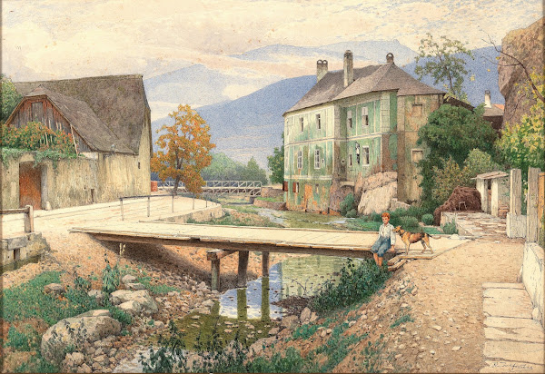 Spitzer Graben in Wachau valley 1911