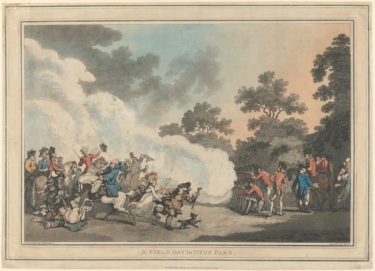 A field day in Hyde Park 1789