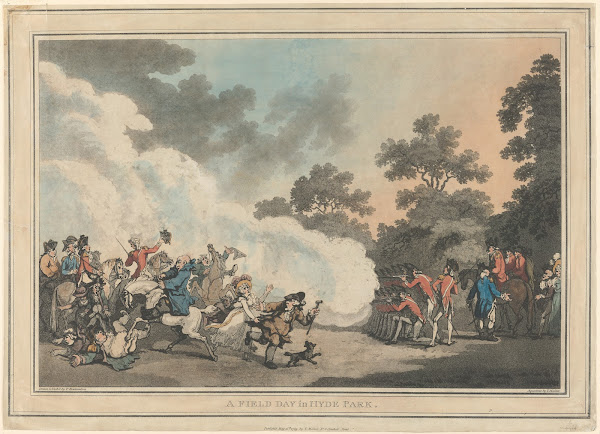 A field day in Hyde Park 1789
