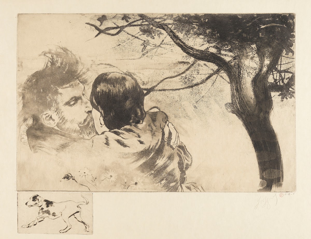 Sous les Figuiers Unter den Feigenbäumen 1895