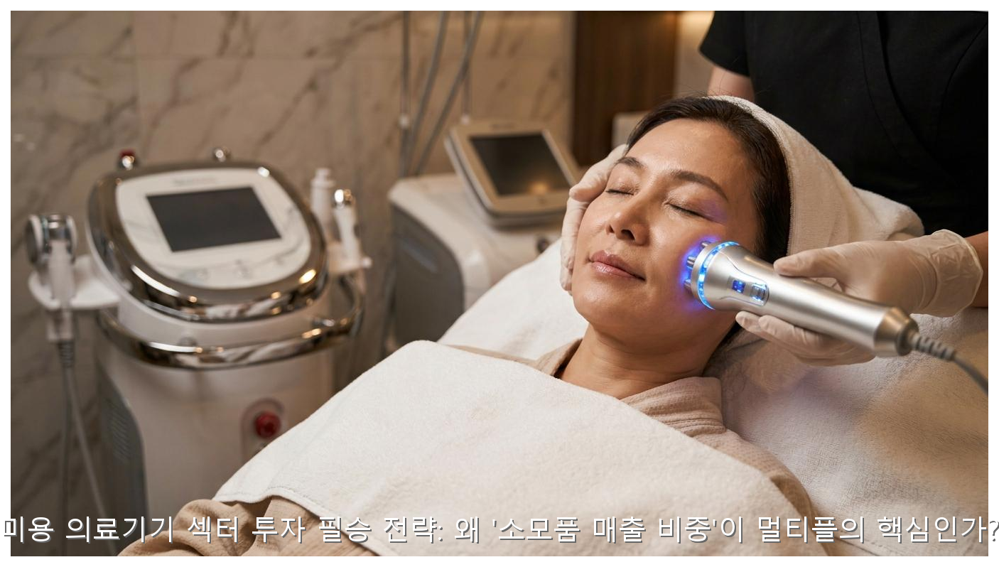 미용 의료기기 섹터 투자 필승 전략: 왜 '소모품 매출 비중'이 멀티플의 핵심인가? 핵심 안내 및 분석 인포그래픽 (6)