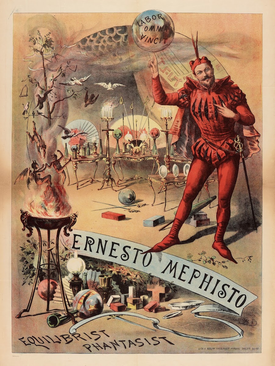 Ernesto Mephisto Equilibrist Phantasist 1880 1890