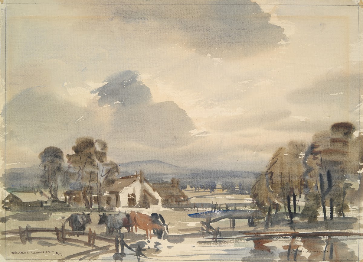 Landscape withCows