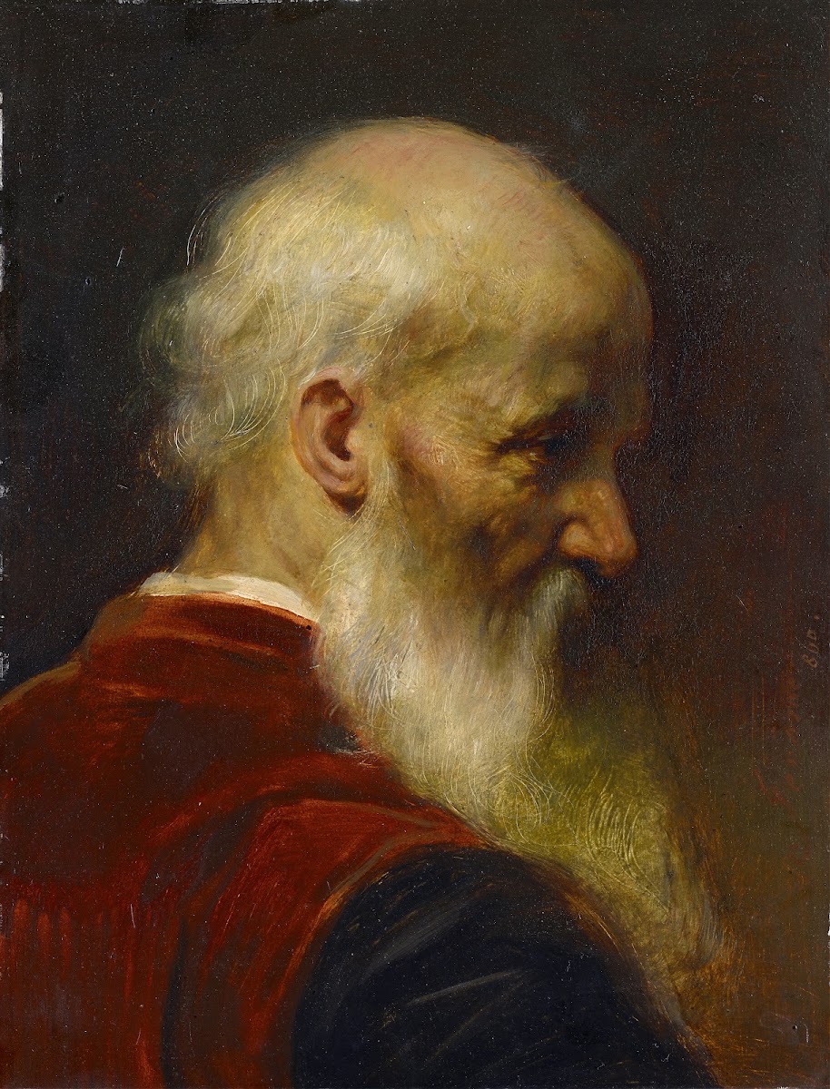 Head Of An Old Man 1886