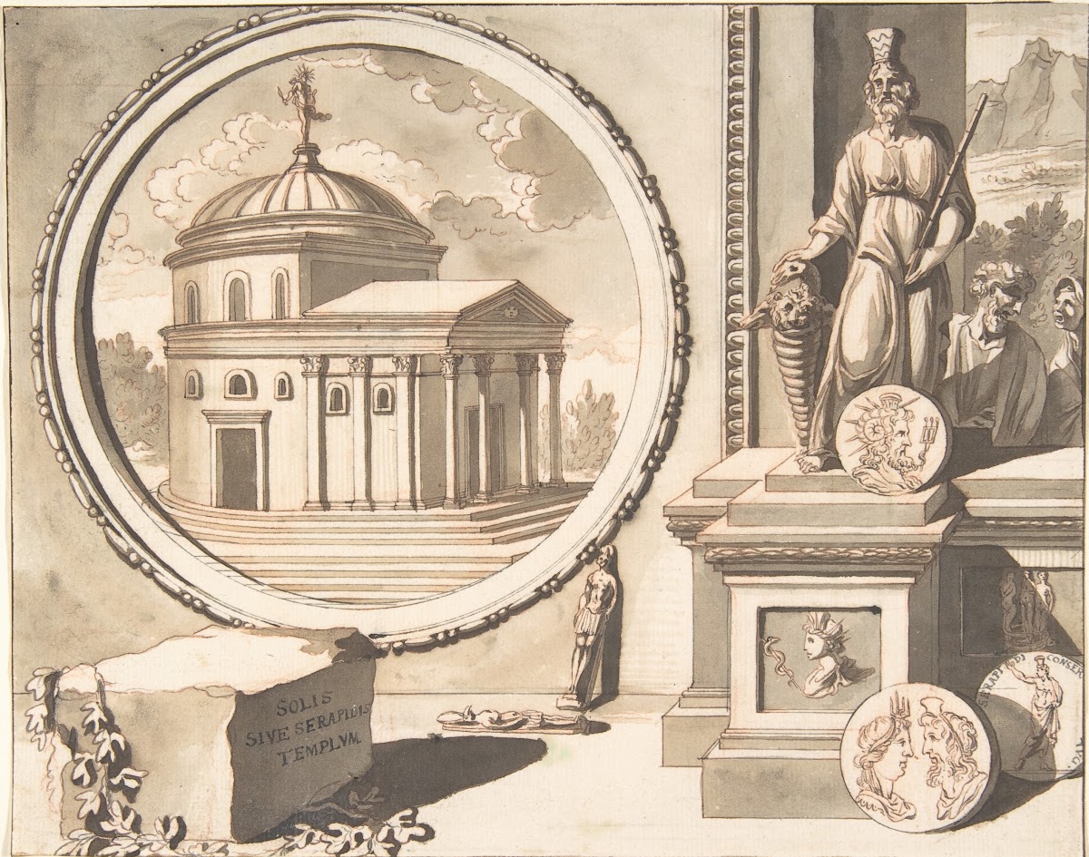 A Recontruction of the So Called Temple of Serapidis before 1704