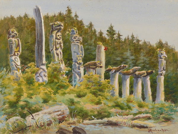 Oldest Graves on the Beach Kasaan 19th century
