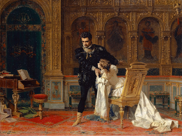 Scene From Schillers Fiesco Act Iv Scene 14 1879
