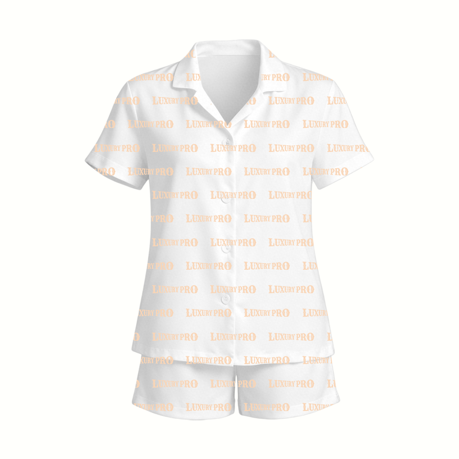 AOP PTB Trim Short Sleeve & Shorts Pajama Set