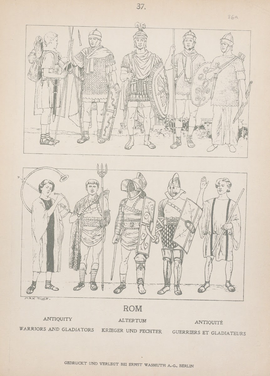 Antiquity Warriors and Gladiators 1905