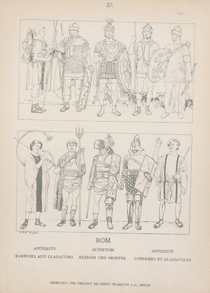 Antiquity Warriors and Gladiators 1905