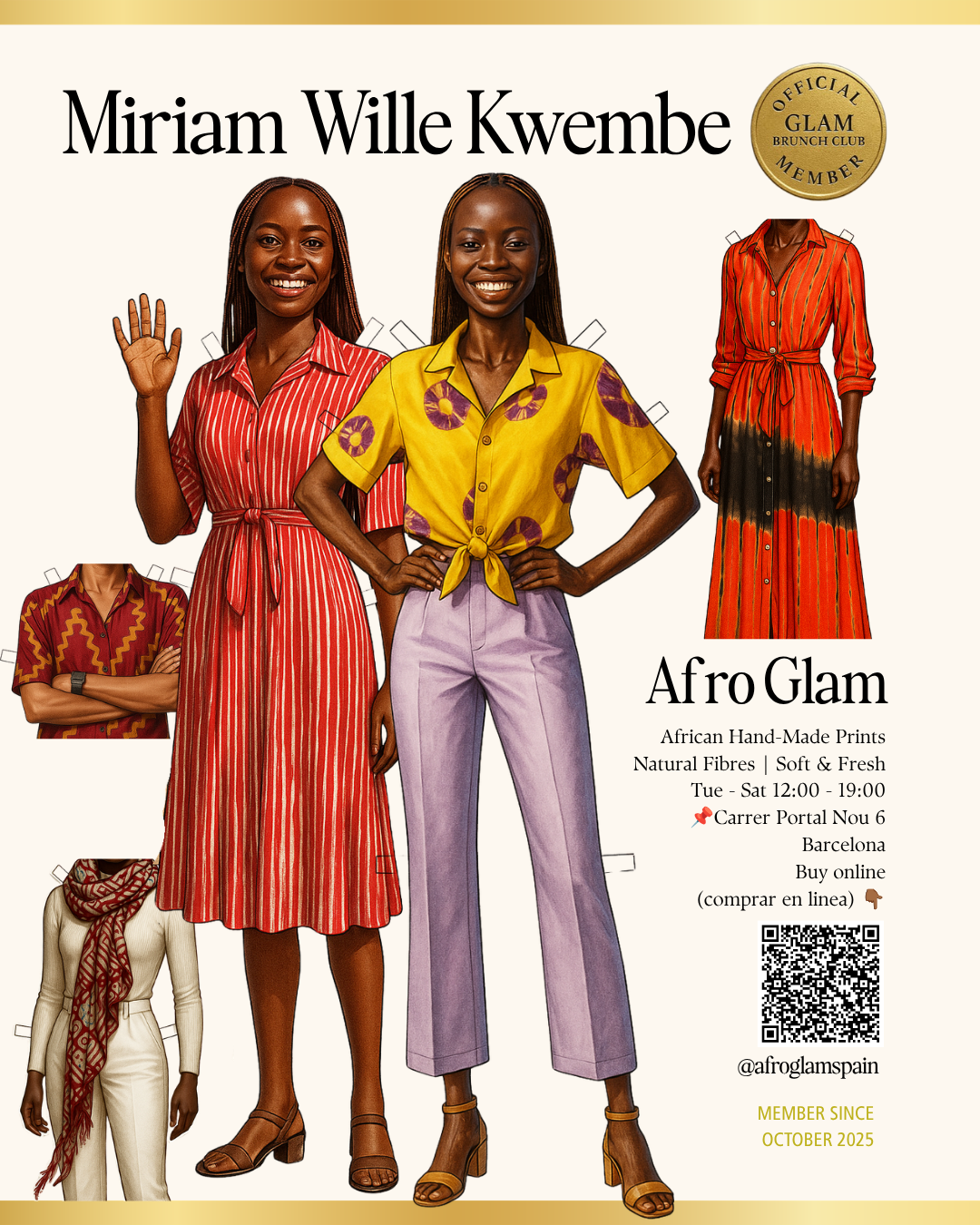 Glam Doll oficial de Miriam Wille Kwembe