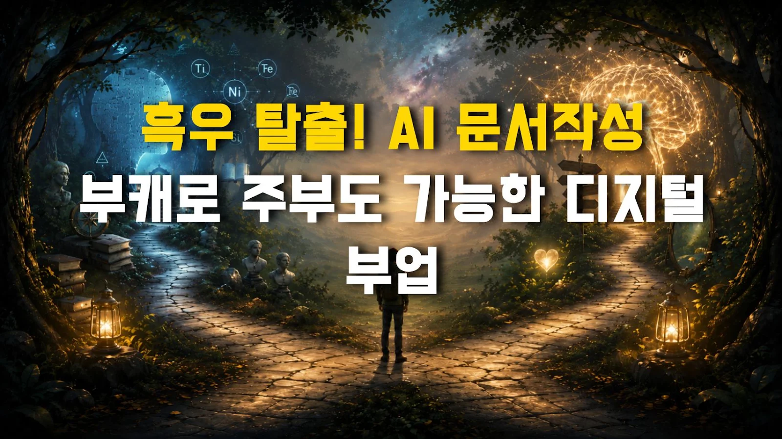 흑우 탈출! AI 문서작성 부캐로 주부도 가능한 디지털 부업