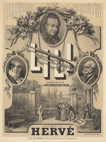 Théâtre des Variétés Lili comédie opérette de MMrs Alfred Hennequin et Albert Mi