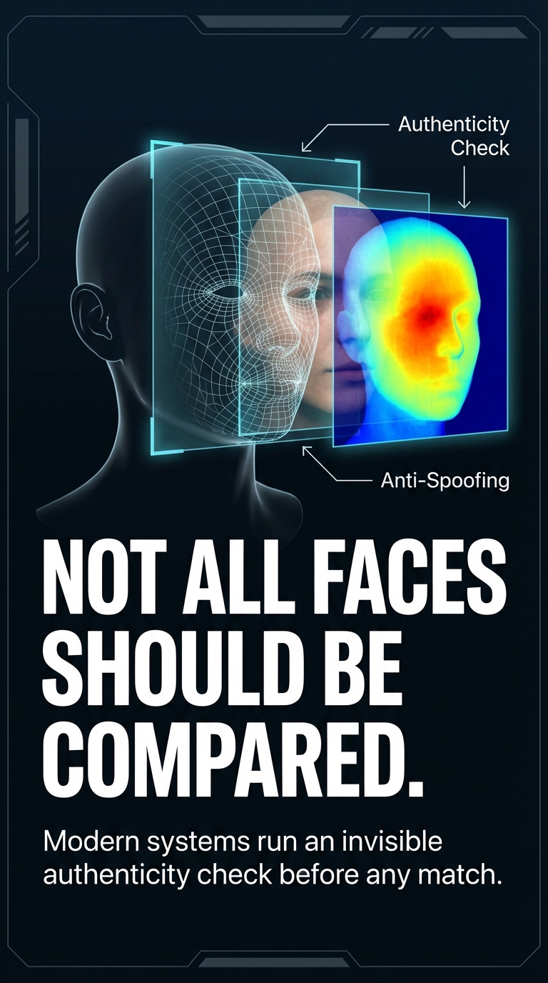 The Hidden Authenticity Check That Runs Before Any Face Is Compared
