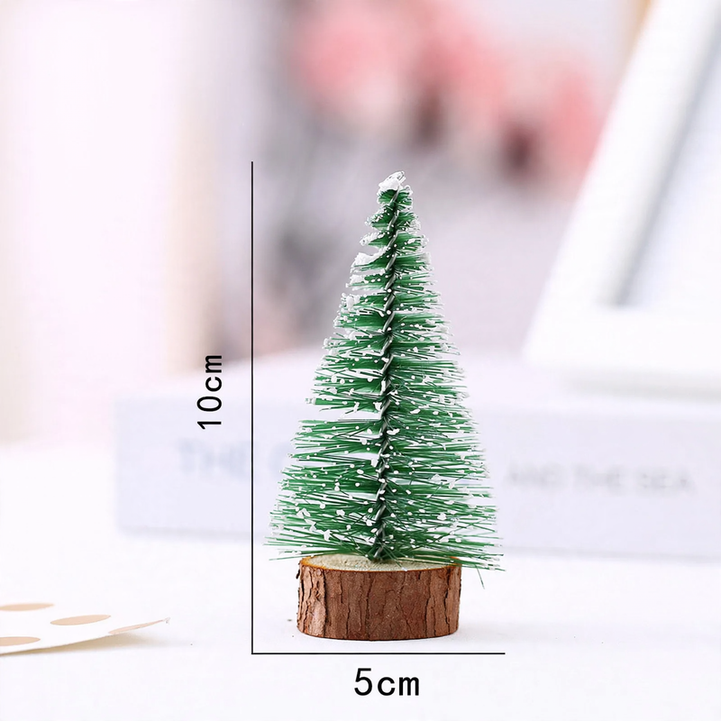 Mini Christmas tree, table decoration with snow effect