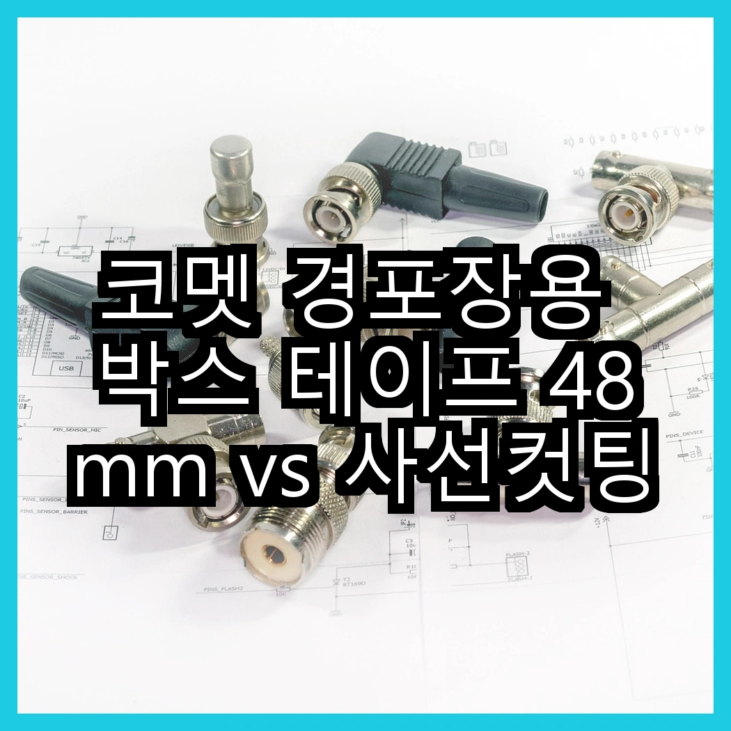 코멧 경포장용 박스 테이프 48mm vs 사선컷팅 테이프 클리너, 어떤 선택이 더 나을까? 썸네일