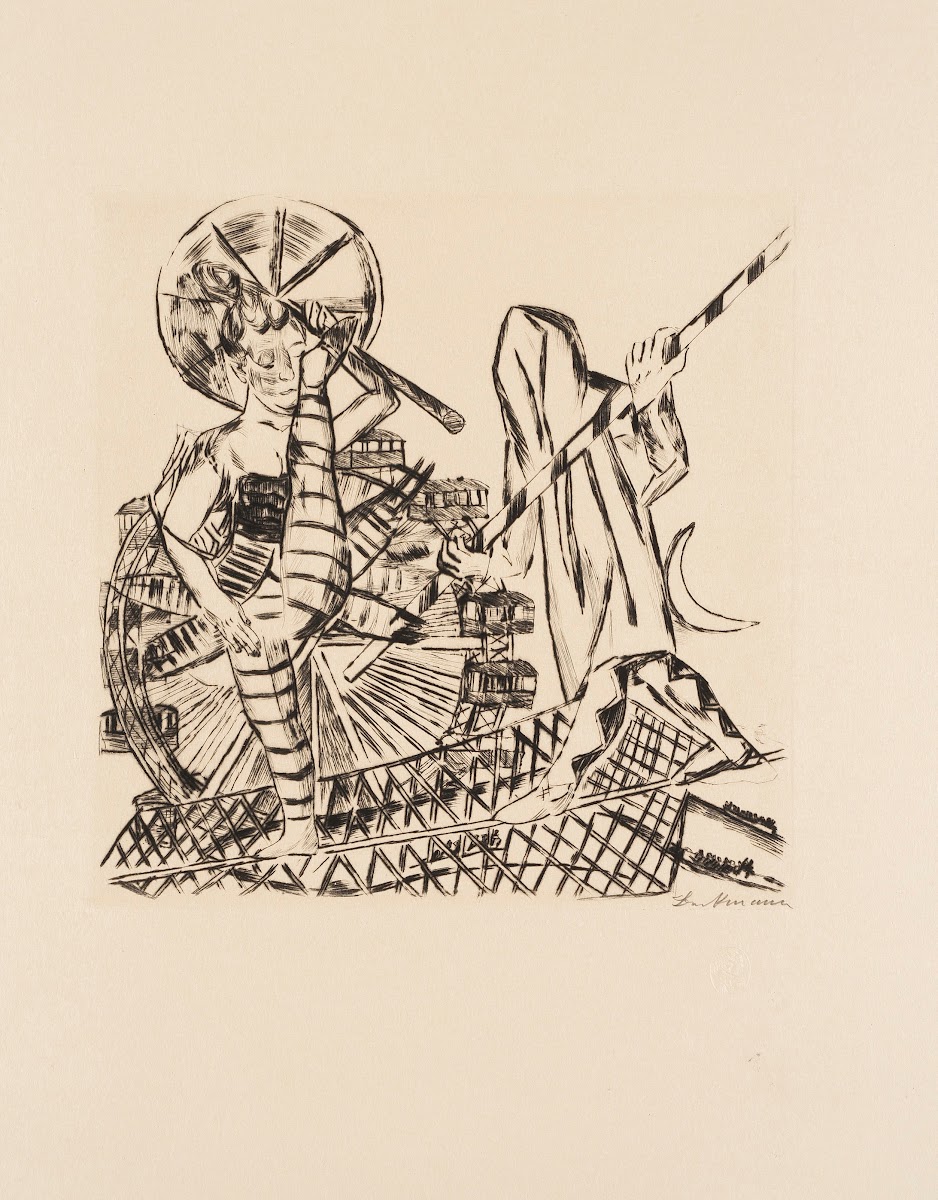 The tightrope walkers Die Seiltänzer 1922