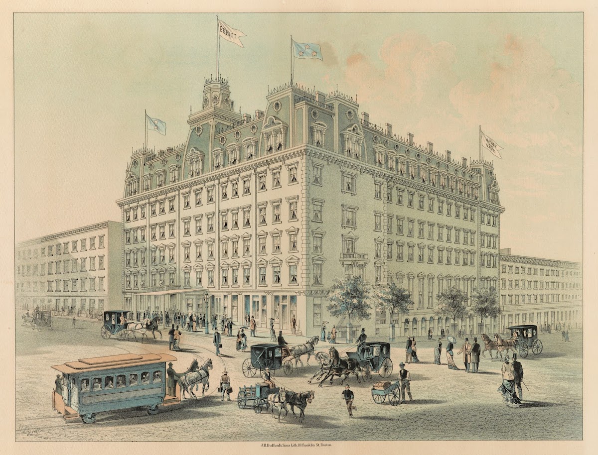 The Ebbitt House Washington City DC USA
