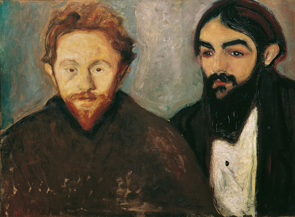 Der Maler Paul Herrmann und der Arzt Paul Contard 1897