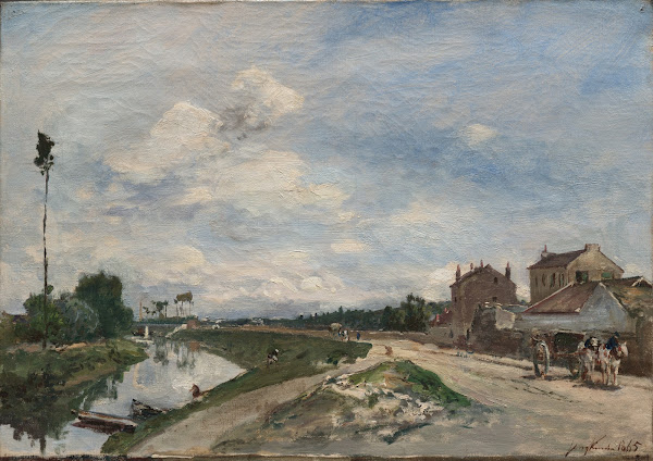 The Seine at Bas Meudon 1865