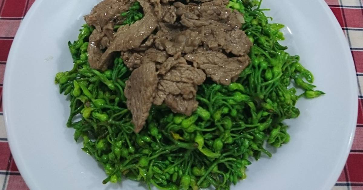 Bông lý xào thịt bò