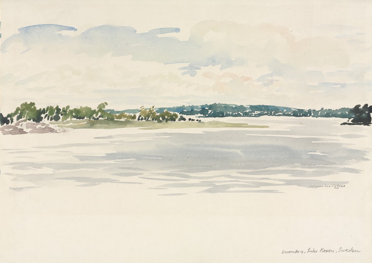 Noonday Lake Noxen Sweden c 18961953
