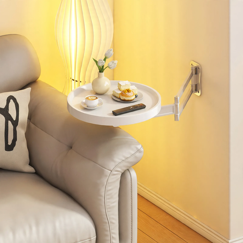 Foldable side table with aluminum frame