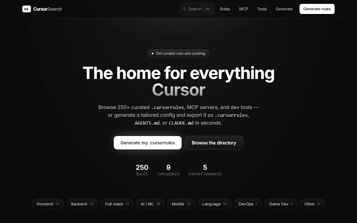 Captura de Cursor Search