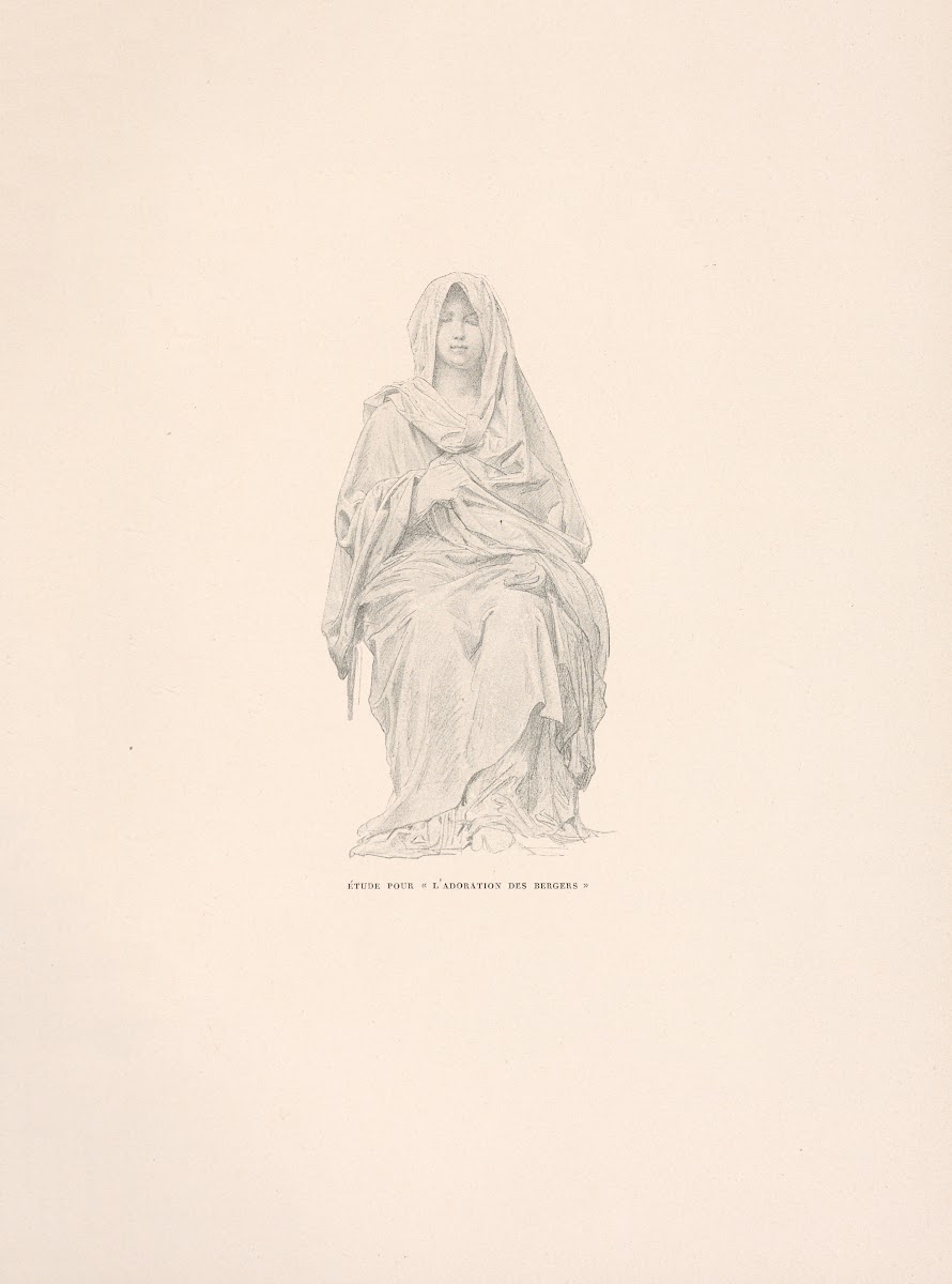 Ètude pour ladoration des Bergers 19th century