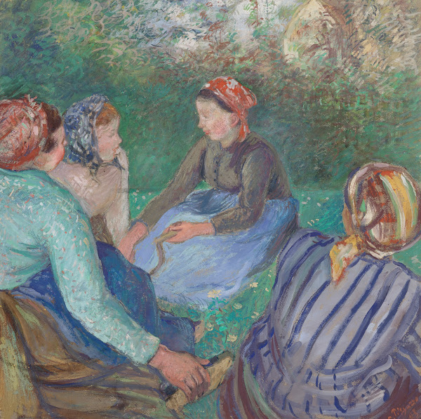 Paysannes au repos 1883