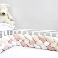 Bumper - pigtail Twins 4-strand 240 cm pink smoke