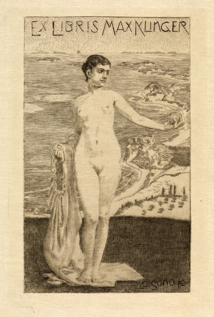 Ex libris Max Klinger ca 1896