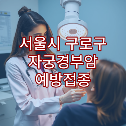 서울시 구로구 자궁경부암 예방접종 가능한 병원과 비용 안내