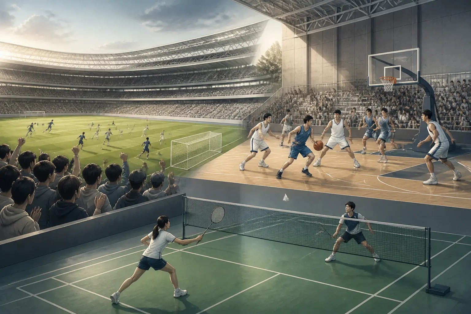 Sports Daily Brief editorial illustration