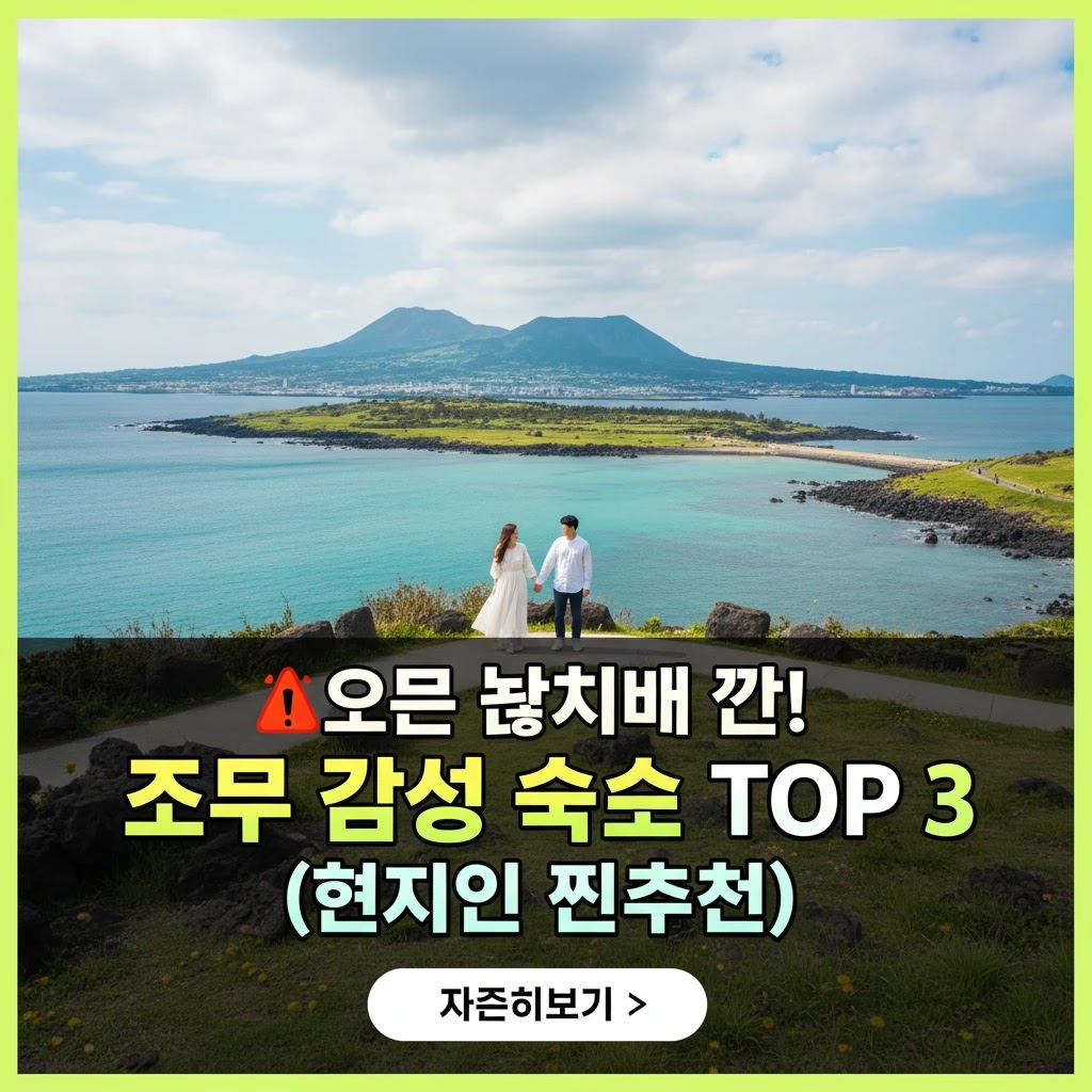 제주 감성 숙소 TOP 5: 2026년 완벽 가이드
