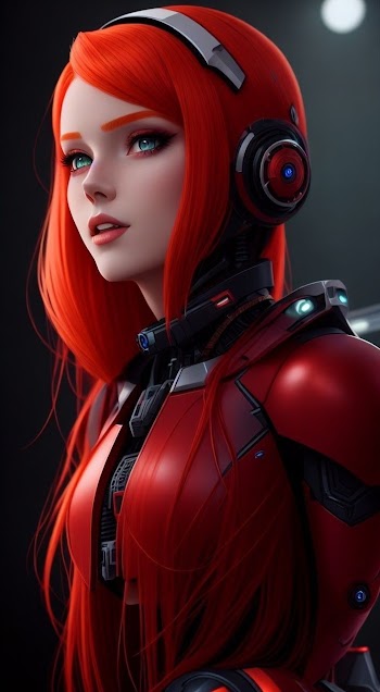 Girl With Red Hair Picture