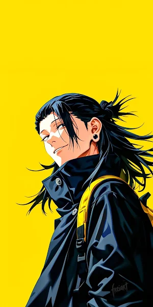 Suguru Geto, Jujutsu Kaisen, Anime Character, Manga Art iPhone Wallpaper Background