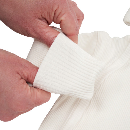 Дитячий набір Twins Ego Baby Boy (чоловічок на блискавці і шапка) 56р екрю