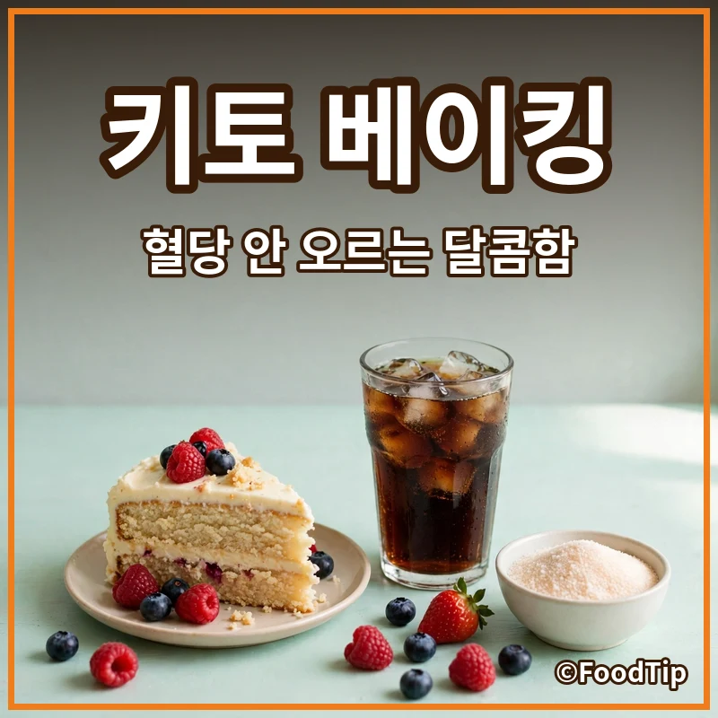 집에서 만드는 '혈당 안 오르는' 달콤함! 키토 베이킹 & 제로 음료 레시피