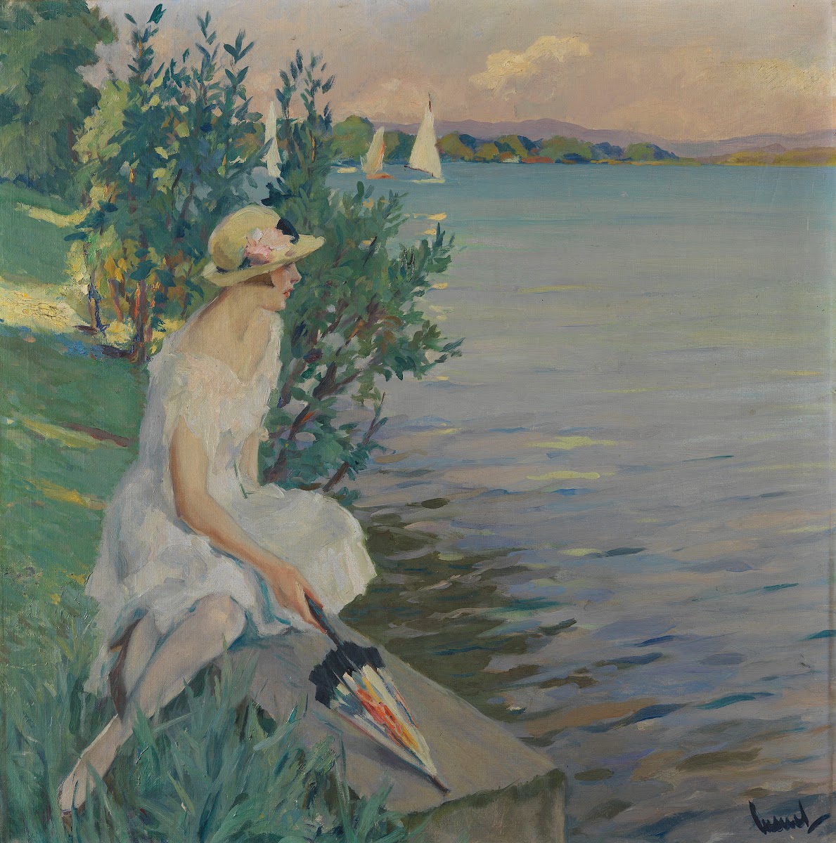 Auf der Seemauer 1920
