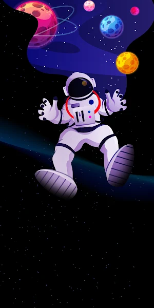 Space, Astronaut, Art, Poster, Exhibition 2K iPhone Wallpaper Background