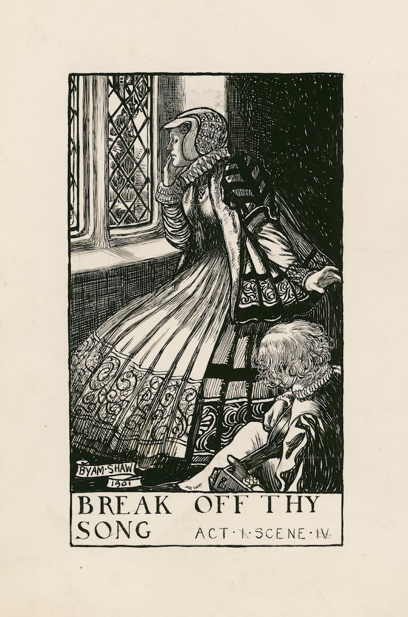 Measure for measure Break off thy song Act I Scene IV 1900