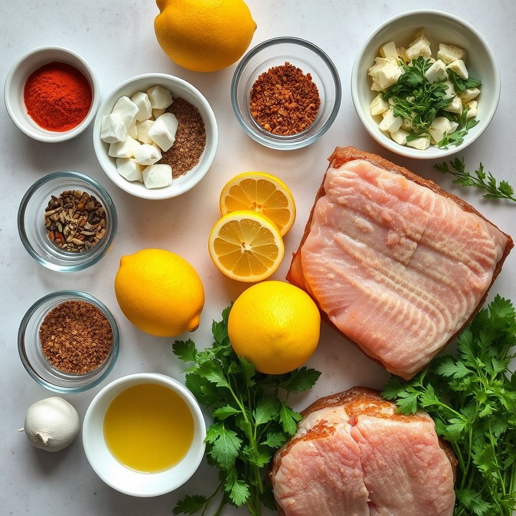 Ingredients for Best Lemon Brownies Recipe (Easy, Homemade & Zesty)