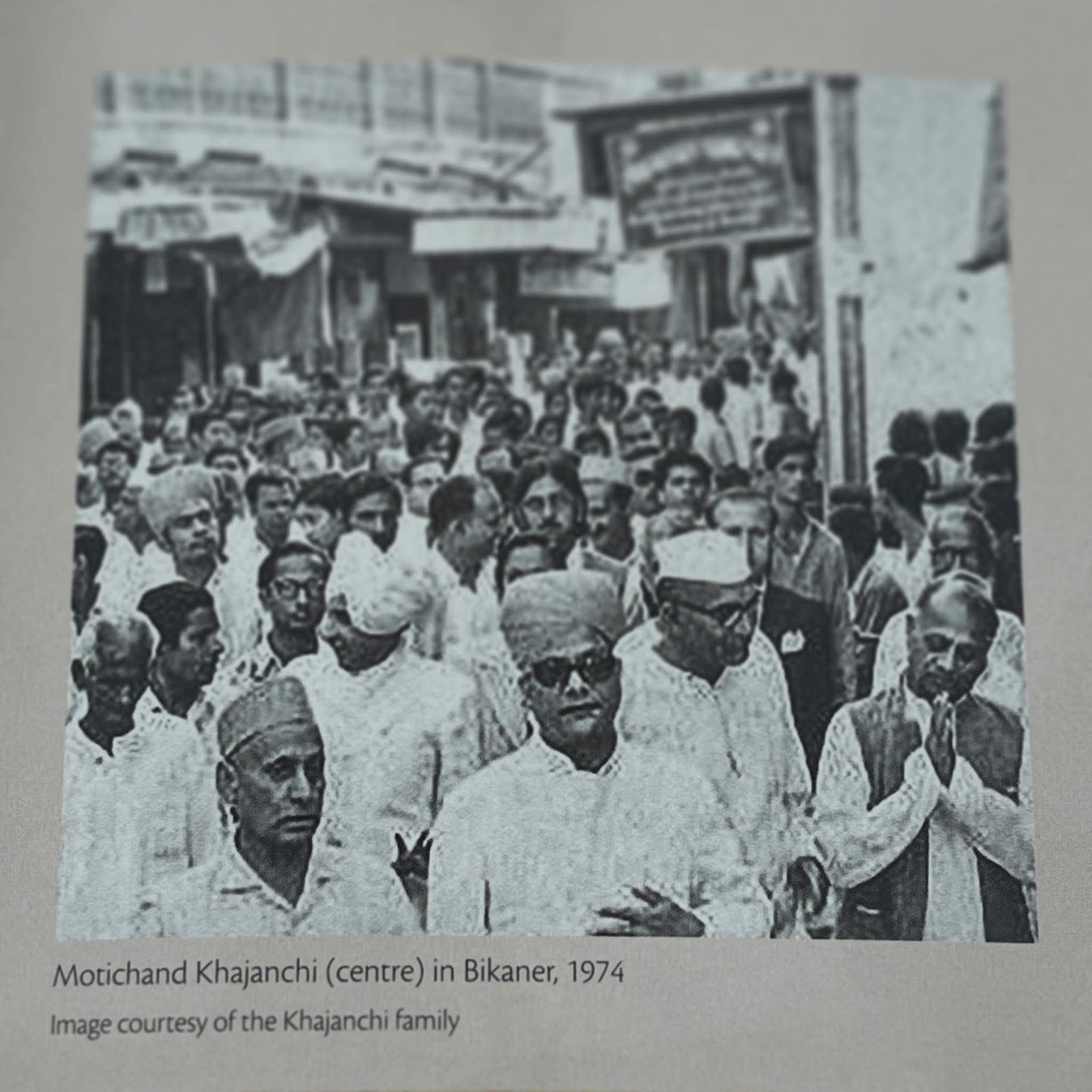 विधायक मेरे पडदादा श्री मोतीचंद जी खजांची l आज़ाद भारत के प्रथम विधानसभा चुनाव में बीकानेर के पहले निर्दल्य विधायक बने। युवा नेता मुदित खजांची