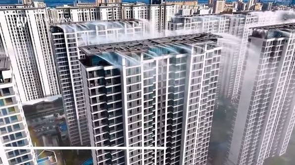 In China, rain falls from buildings to defeat rising heat. How does it work?