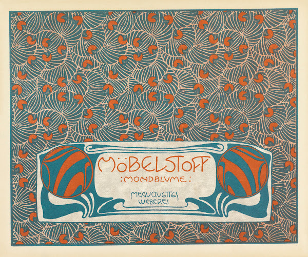 Mobelstoff Mondblume Meauquettes Weberei Moon Blossom Woven Upholstery Fabric Ma