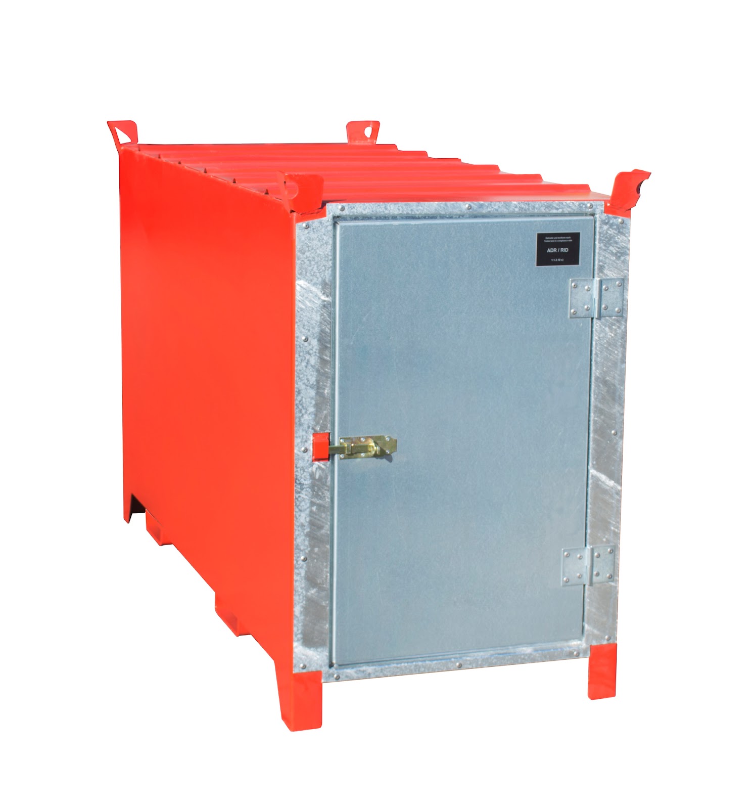 TL-buizen-box SL 150, gelakt, Vuurrood