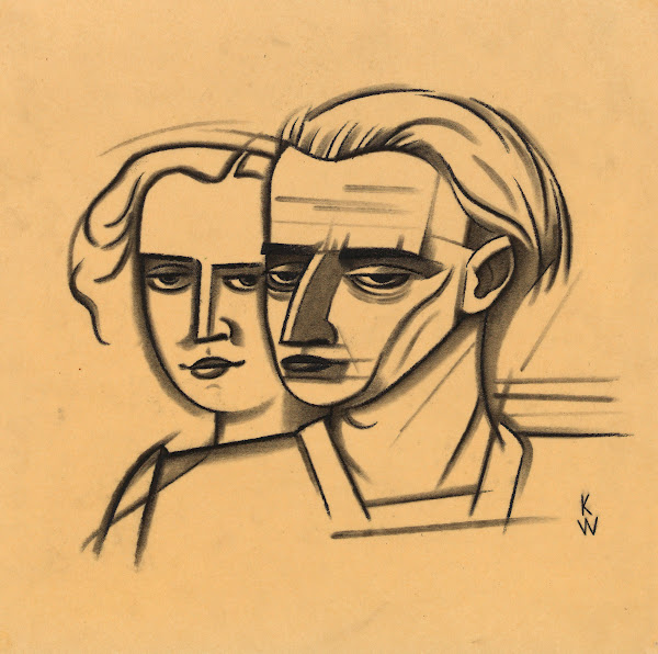 Männliches und weibliches Porträt around 1930